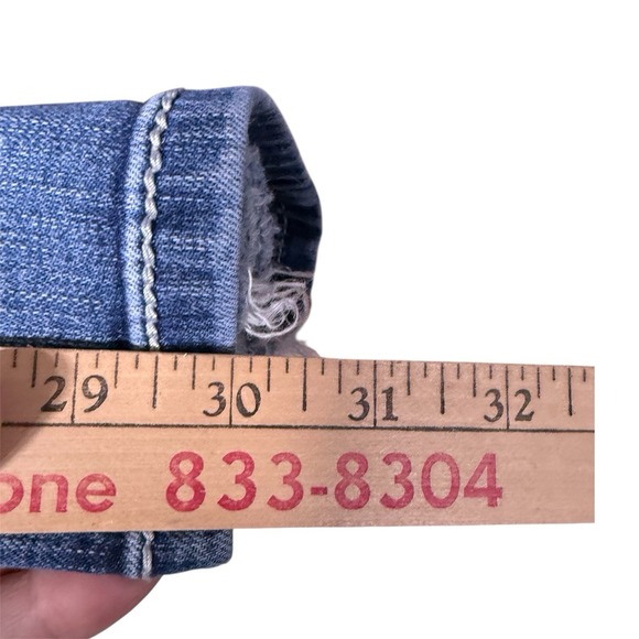 Miss Me Chloe Boot Jeans Women 30 Mid Rise Embellished 30x30 Distressed Bling - Picture 5 of 16